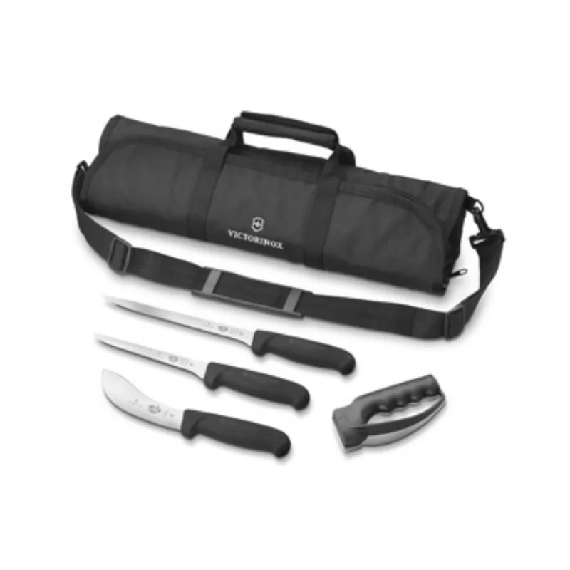 Victorinox 7-Piece Knives Culinary Set, wood handles, with canvas case