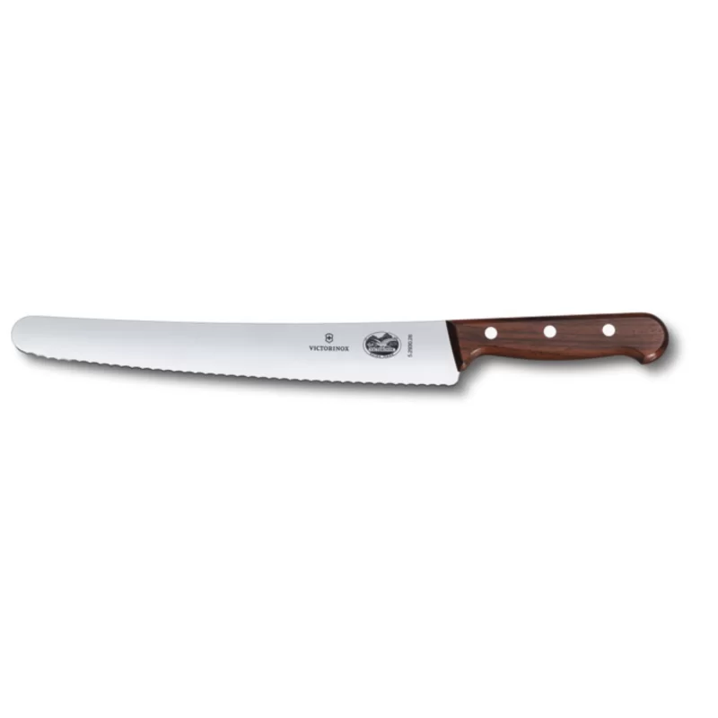 Victorinox Wood Baker's Bread & Cake Knife, 10¼" blade, serrated edge, wood handle