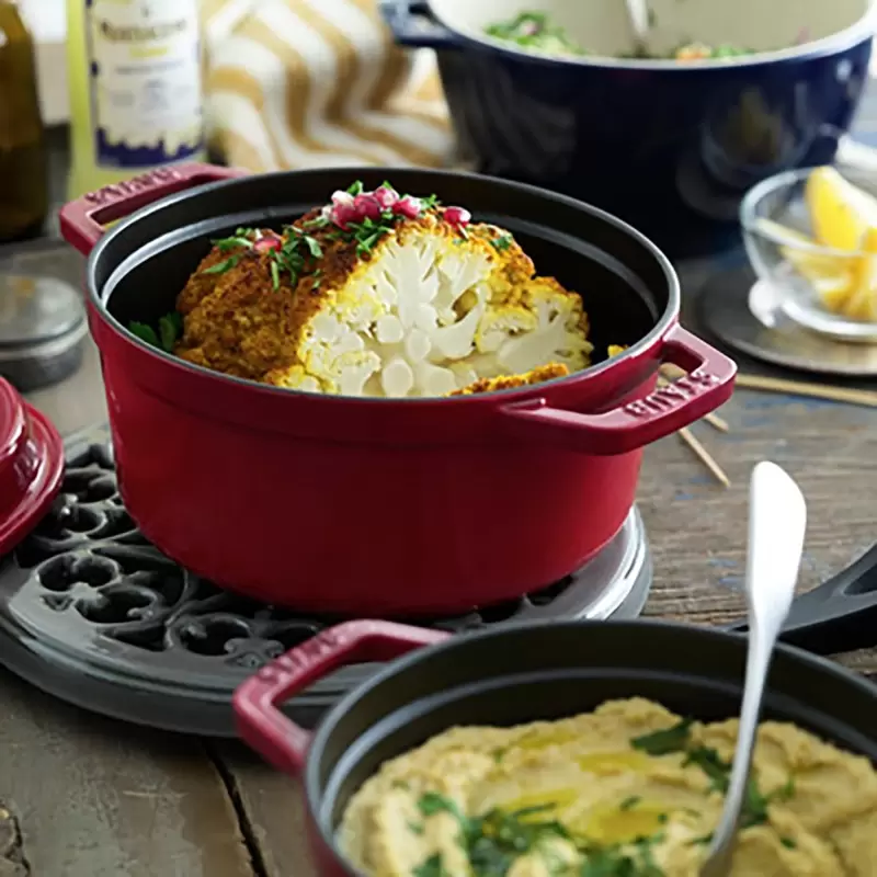 Staub 2.75-qt Round Dutch Oven - Cherry