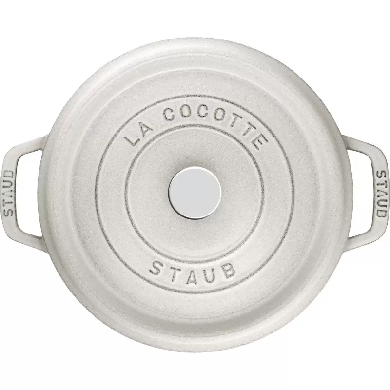 Staub 2.75-qt Round Dutch Oven - White Truffle