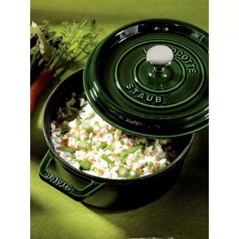 Staub 2.75-qt Round Dutch Oven - Basil