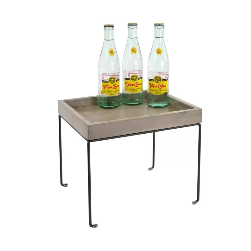 Cal-Mil Aspen Wood Display Riser Display With Removable Metal Base 10" x 12" x 10 1/2"