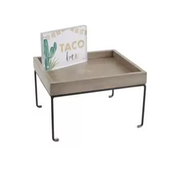 Cal-Mil Aspen Wood Display Riser Display With Removable Metal Base 10" x 12" x 7 1/2"