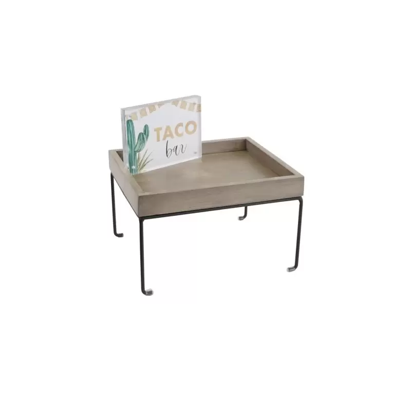 Cal-Mil Aspen Wood Display Riser Display With Removable Metal Base 10" x 12" x 7 1/2"