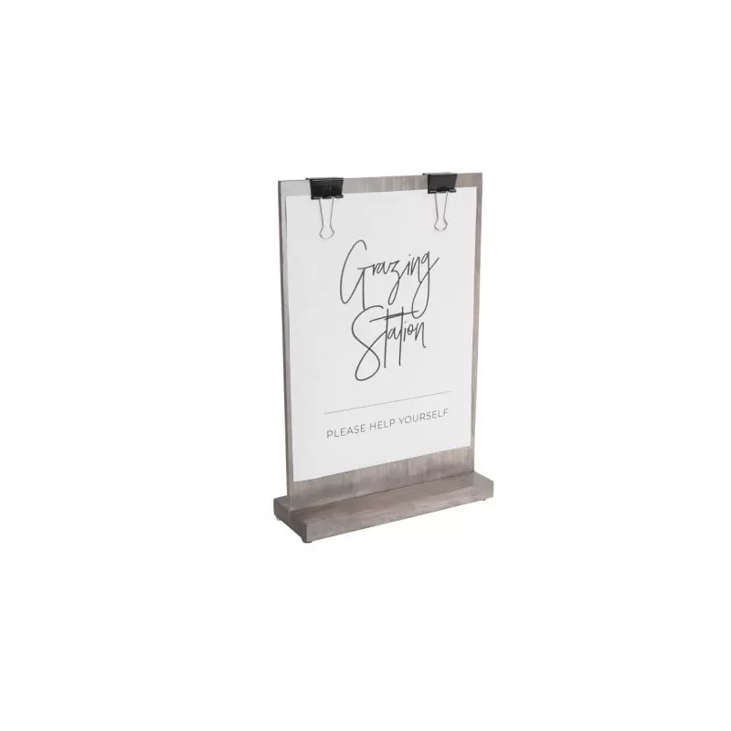 Cal-Mil Aspen 8 1/2" x 11" Clipboard Sign Holder