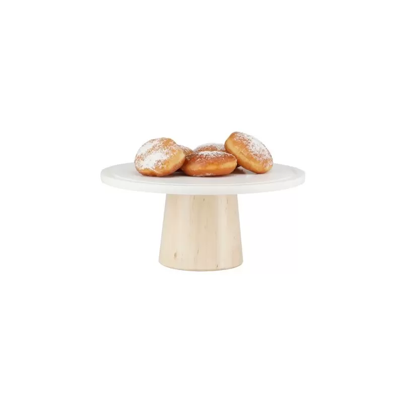 Cal-Mil Blonde Maple Wood Cake Stand - 12" x 5"