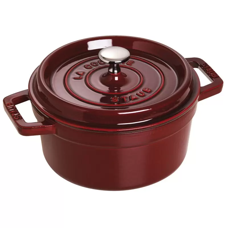 Staub 2.75-qt Round Dutch Oven - Grenadine