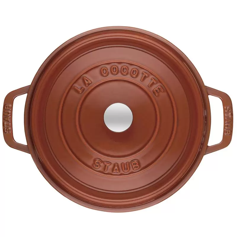 Staub 2.75-qt Round Dutch Oven - Burnt Orange