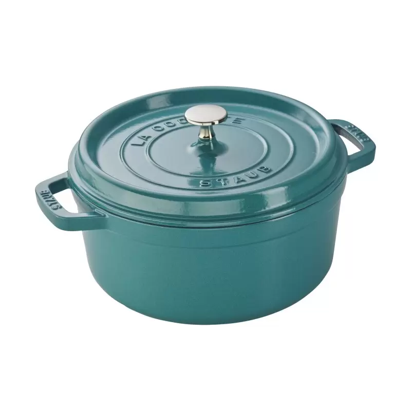 Staub 4-qt Round Dutch Oven - Turquoise