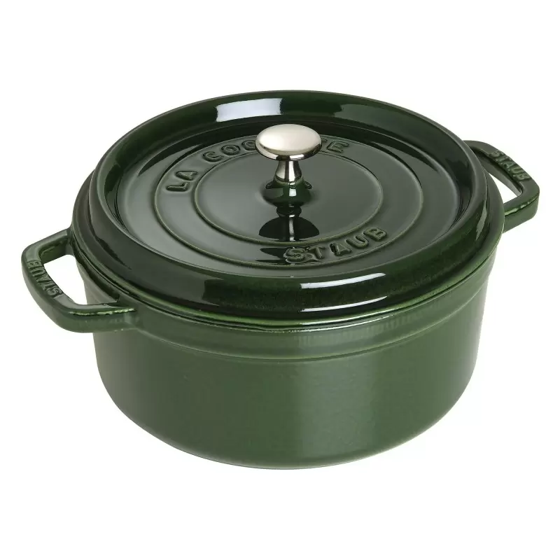 Staub 4-qt Round Dutch Oven - Basil