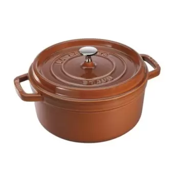 Staub 4-qt Round Dutch Oven - Burnt Orange