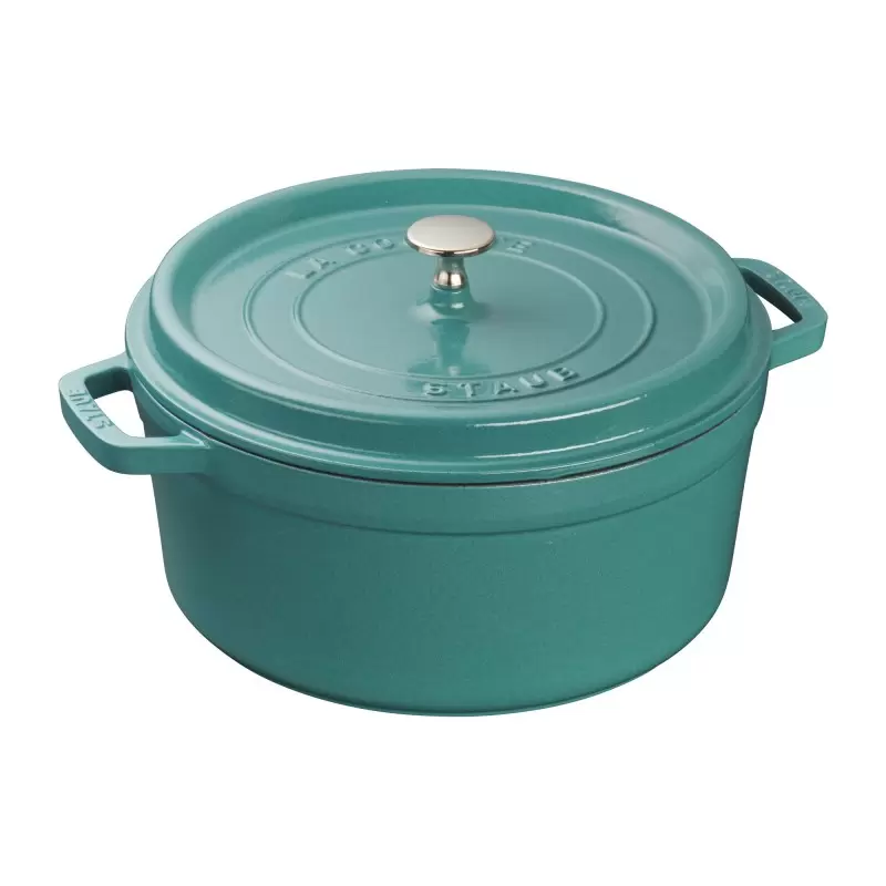 Staub 5.5-qt Round Dutch Oven - Turquoise