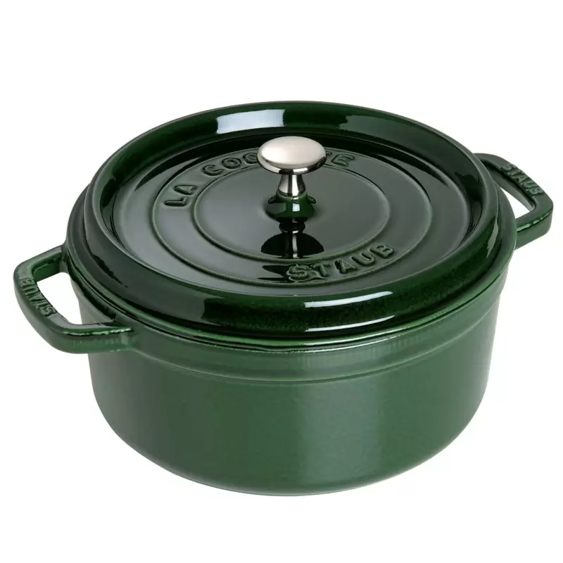 Staub 5.5-qt Round Dutch Oven - Basil