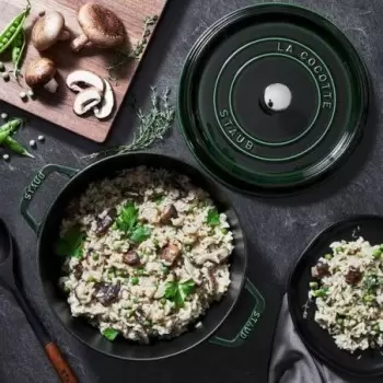 Staub 5.5-qt Round Dutch Oven - Basil