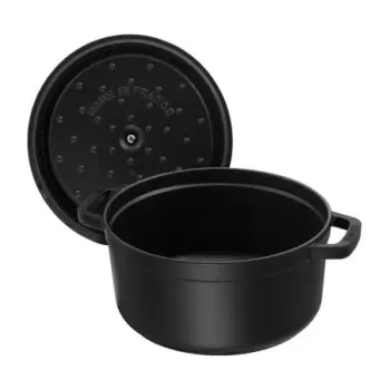 Staub 7-qt Round Dutch Oven - Black