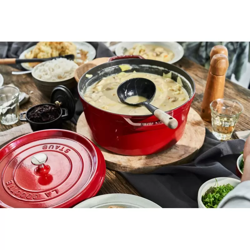 Staub 7-qt Round Dutch Oven - Cherry