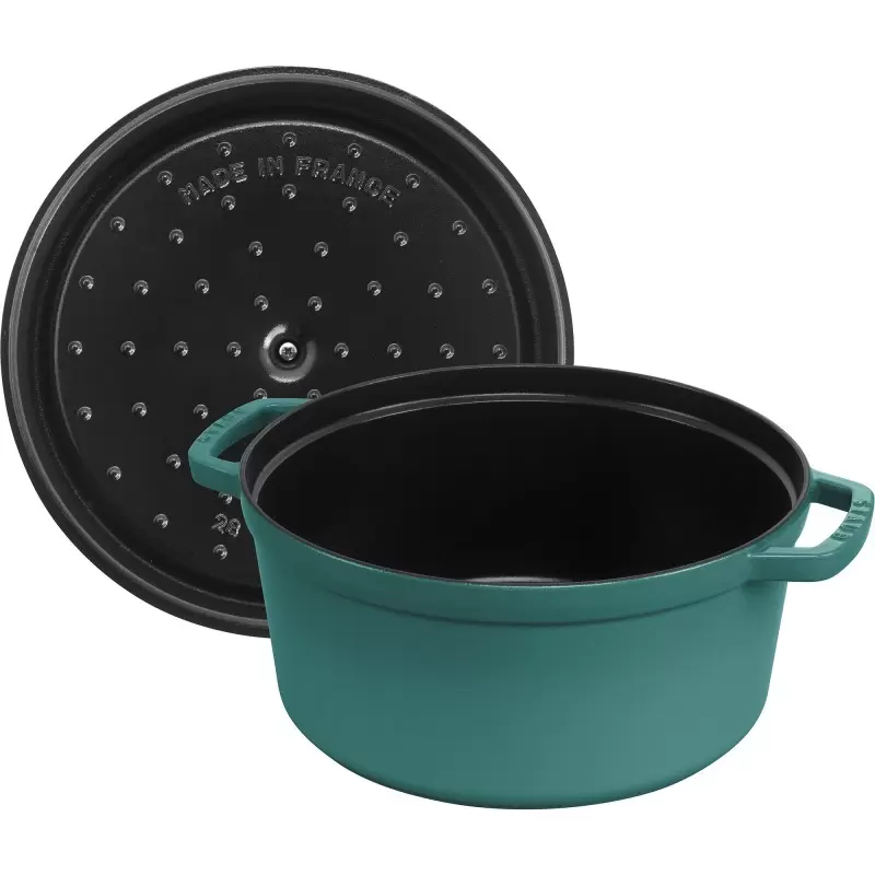 Staub 7-qt Round Dutch Oven - Turquoise NEW