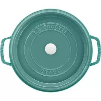 Staub 7-qt Round Dutch Oven - Turquoise NEW