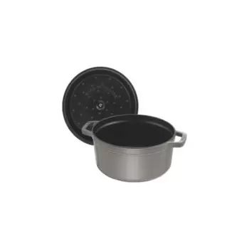 Staub 7-qt Round Dutch Oven - Graphite Grey