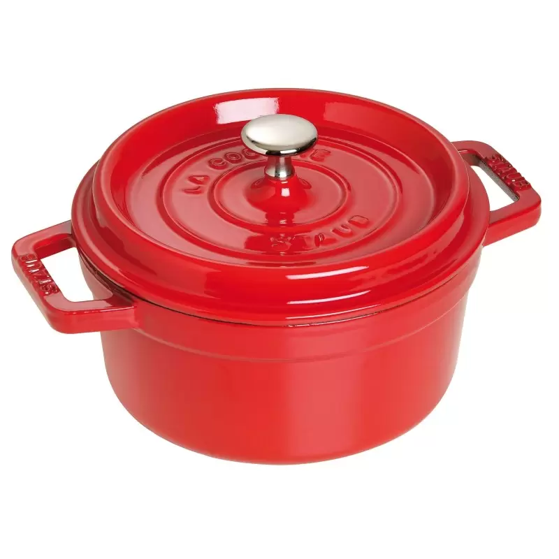 Staub 9-qt Round Dutch Oven - Cherry