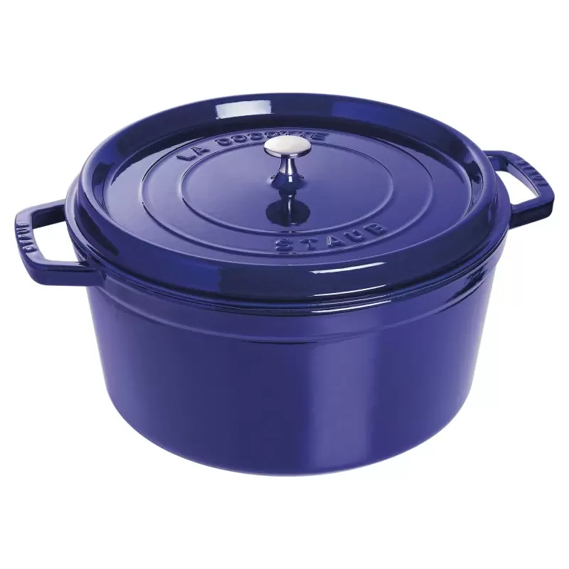 Staub 13.25-qt Round Dutch Oven - Dark Blue