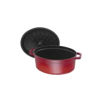 Staub 7-qt Oval Dutch Oven - Cherry