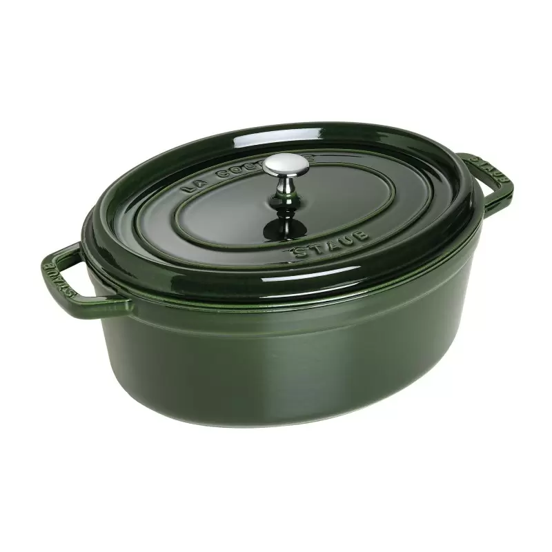 Staub 7-qt Oval Dutch Oven - Basil