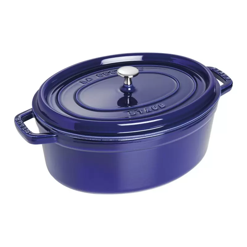 Staub 6.25-qt Oval Dutch Oven - Dark Blue