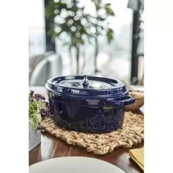 Staub 6.25-qt Oval Dutch Oven - Dark Blue