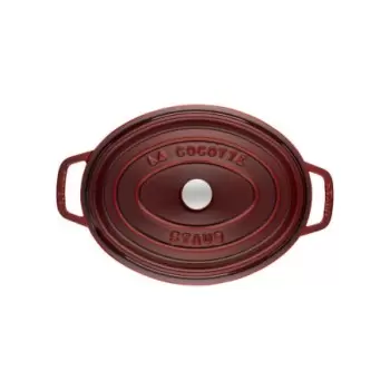 Staub 7-qt Oval Dutch Oven - Grenadine