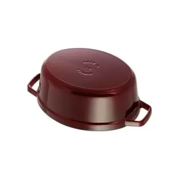 Staub 7-qt Oval Dutch Oven - Grenadine