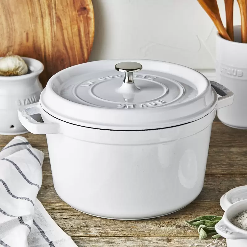 Staub 5.00-qt Tall Dutch Oven - White