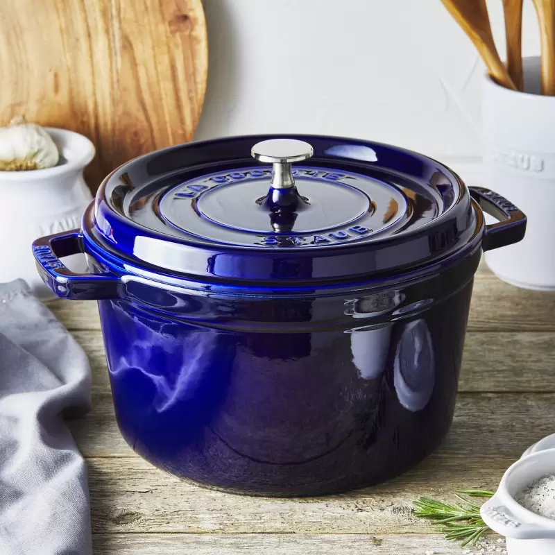 Staub 5.00-qt Tall Dutch Oven - Dark Blue