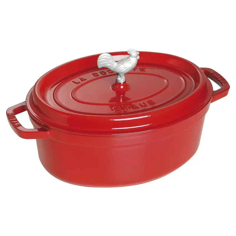 Staub 5.75-qt Coq au Vin Dutch Oven - Cherry