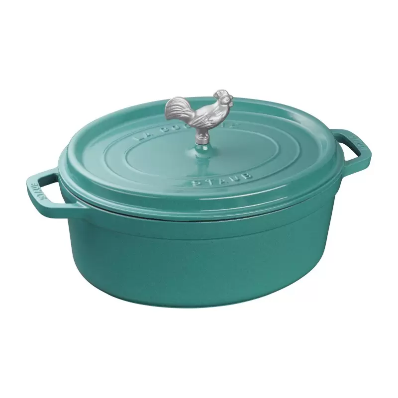 Staub 5.75-qt Coq au Vin Dutch Oven - Turquoise