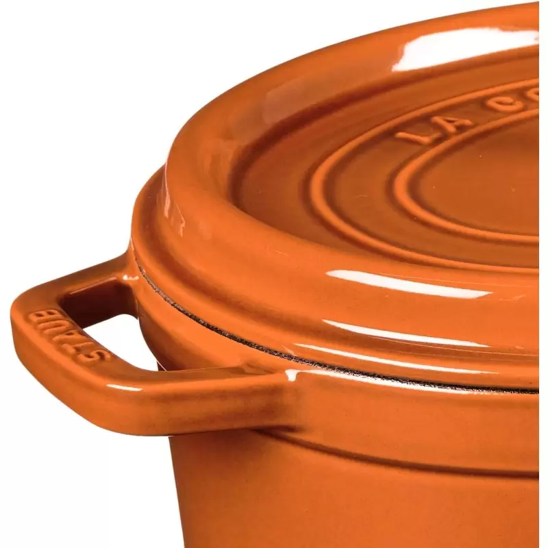 Staub 5.75-qt Coq au Vin Dutch Oven - Burnt Orange