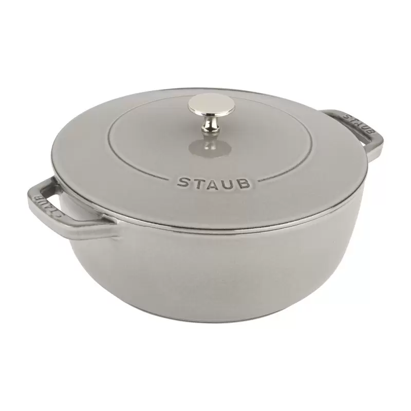 Staub 3.75-qt Essential French Oven - Graphite Grey