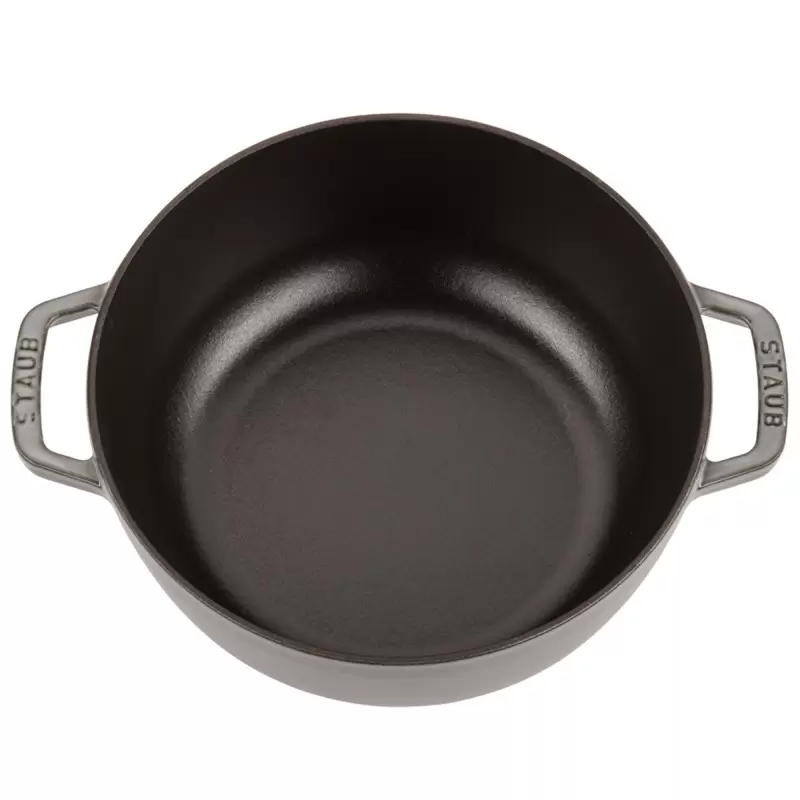 Staub 3.75-qt Essential French Oven - Graphite Grey