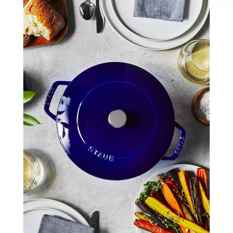 Staub 3.75-qt Essential French Oven - Dark Blue