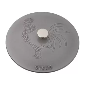 Staub 3.75-qt Essential French Oven Rooster Lid - Graphite Grey