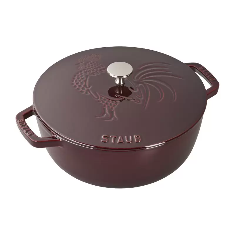 Staub 3.75-qt Essential French Oven Rooster Lid - Grenadine