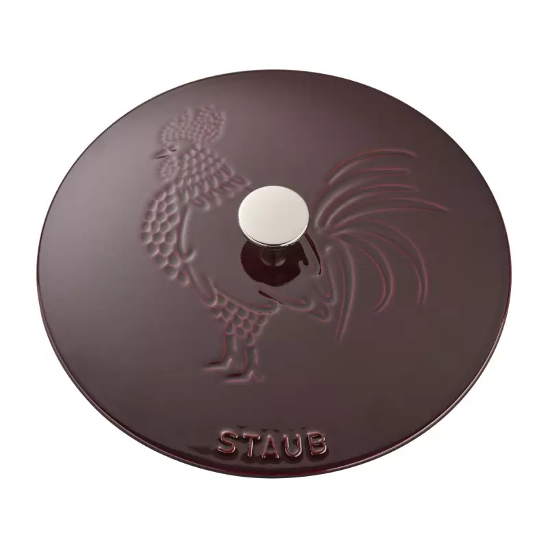 Staub 3.75-qt Essential French Oven Rooster Lid - Grenadine