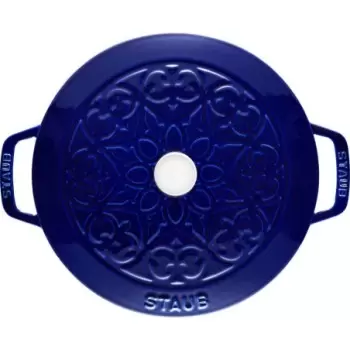 Staub 3.75-qt Essential French Oven Lilly Lid - Dark Blue