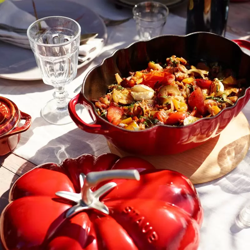 Staub 3-qt Tomato Dutch Oven - Cherry