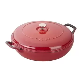 Staub 3.5-qt Braiser - Cherry