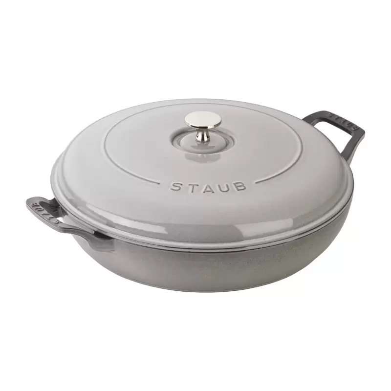 Staub 3.5-qt Braiser - Graphite Grey