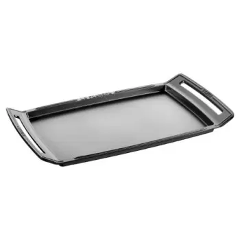 Staub 18.5 X 9.8" Double Burner Griddle / Plancha - Black