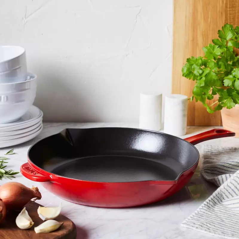 Staub 10" Fry Pan - Cherry