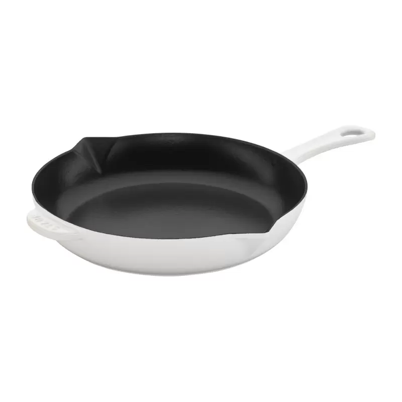 Staub 10" Fry Pan - White