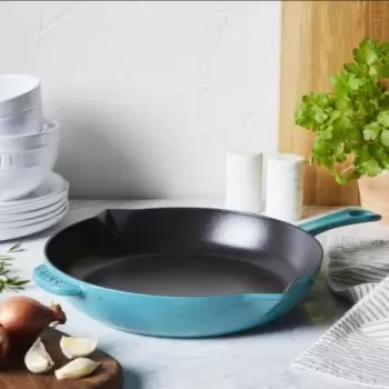 Staub 10" Fry Pan - Turquoise